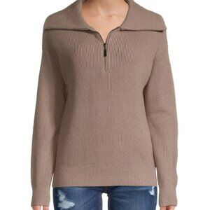 RD Style Ribbed Half-Zip Sweater
